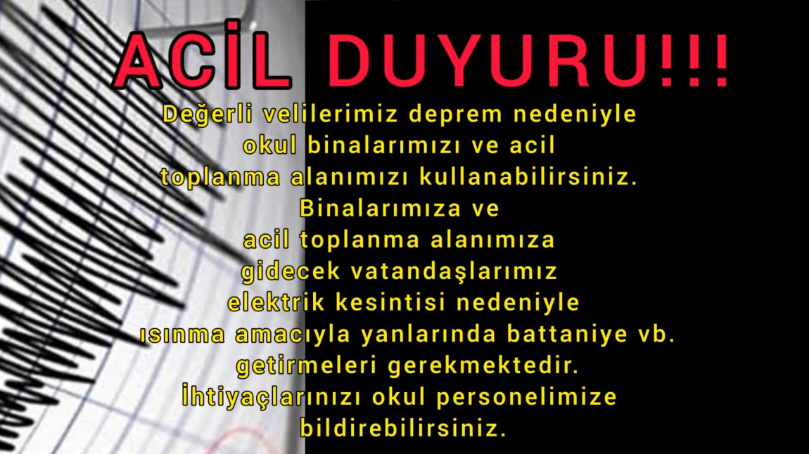 ACİL DUYURU